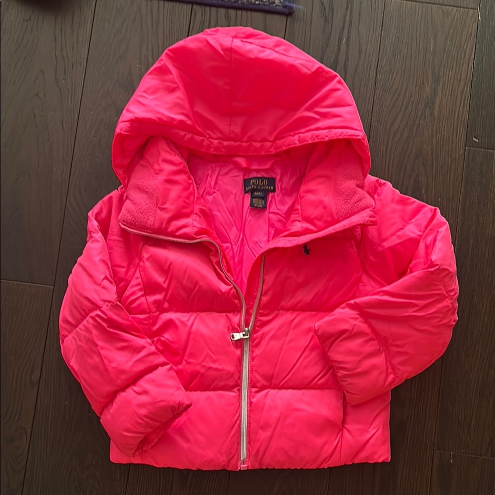 Polo by Ralph Lauren Kids Pink Puffer Jacket 4T